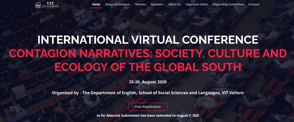 Virtual Conference: Contagion Narratives *Deadline&nbsp;Extended*